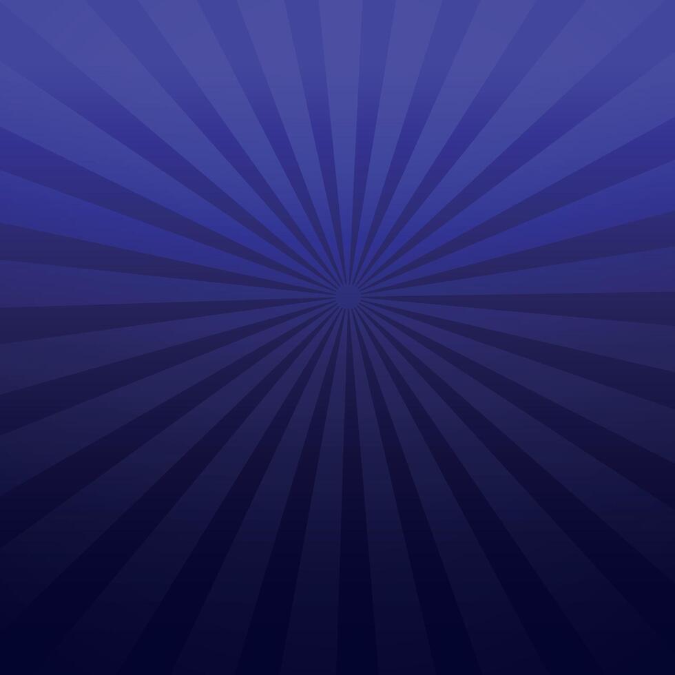 Radial sunburst background in deep purple gradient with glowing rays for abstract and dynamic designs vector