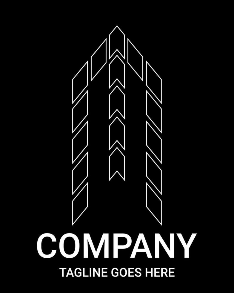 Outline logo letter 'm' small arrow style. Suitable for t-shirts, construction, gamers, sports, baseball, basketball, etc. Logo Outline of Building Style Arrows. Lowercase logo. vector