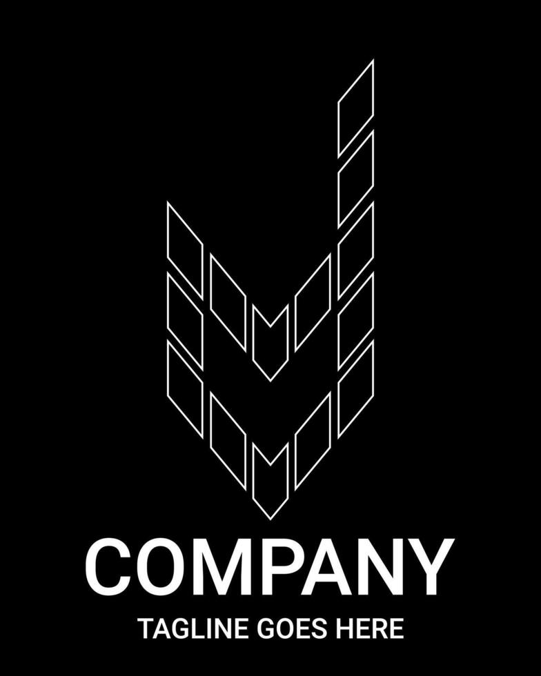 Outline logo letter d small arrow style. Suitable for t-shirts, construction, gamers, sports, baseball, basketball, etc. Logo Outline of Building Style Arrows. Lowercase logo. vector