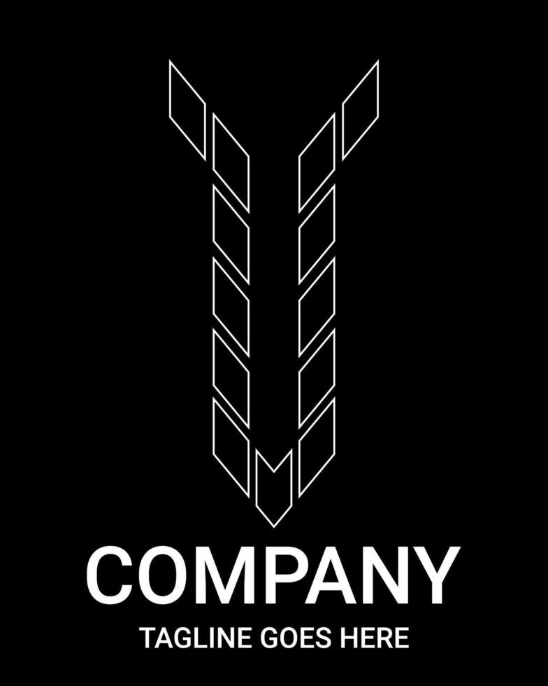 Outline logo letter 'v' small arrow style. Suitable for t-shirts, construction, gamers, sports, baseball, basketball, etc. Logo Outline of Building Style Arrows. Lowercase logo. vector