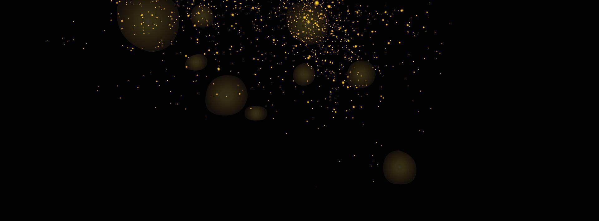 Gold glitter texture background particle. gold glitter abstract confetti background design vector