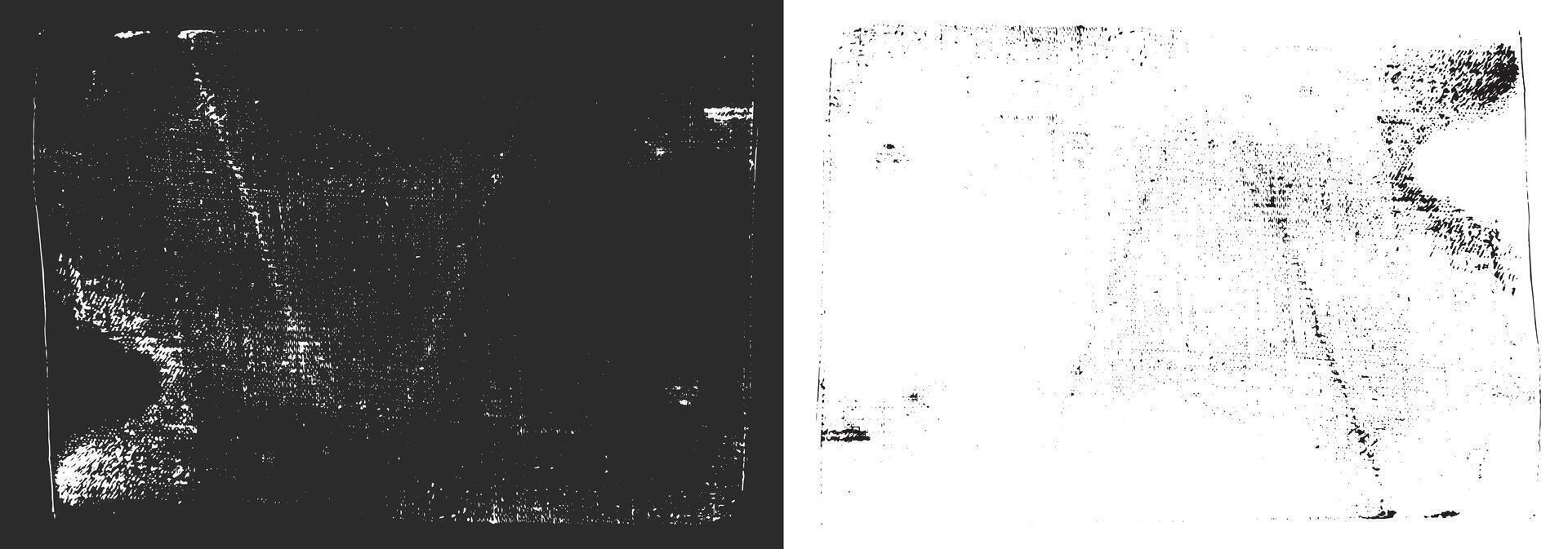 Abstract rustic rough effect noise distress black and white grunge texture vector