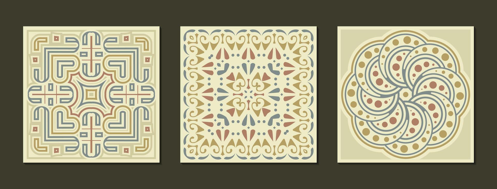 decorative pattern designs collection vector