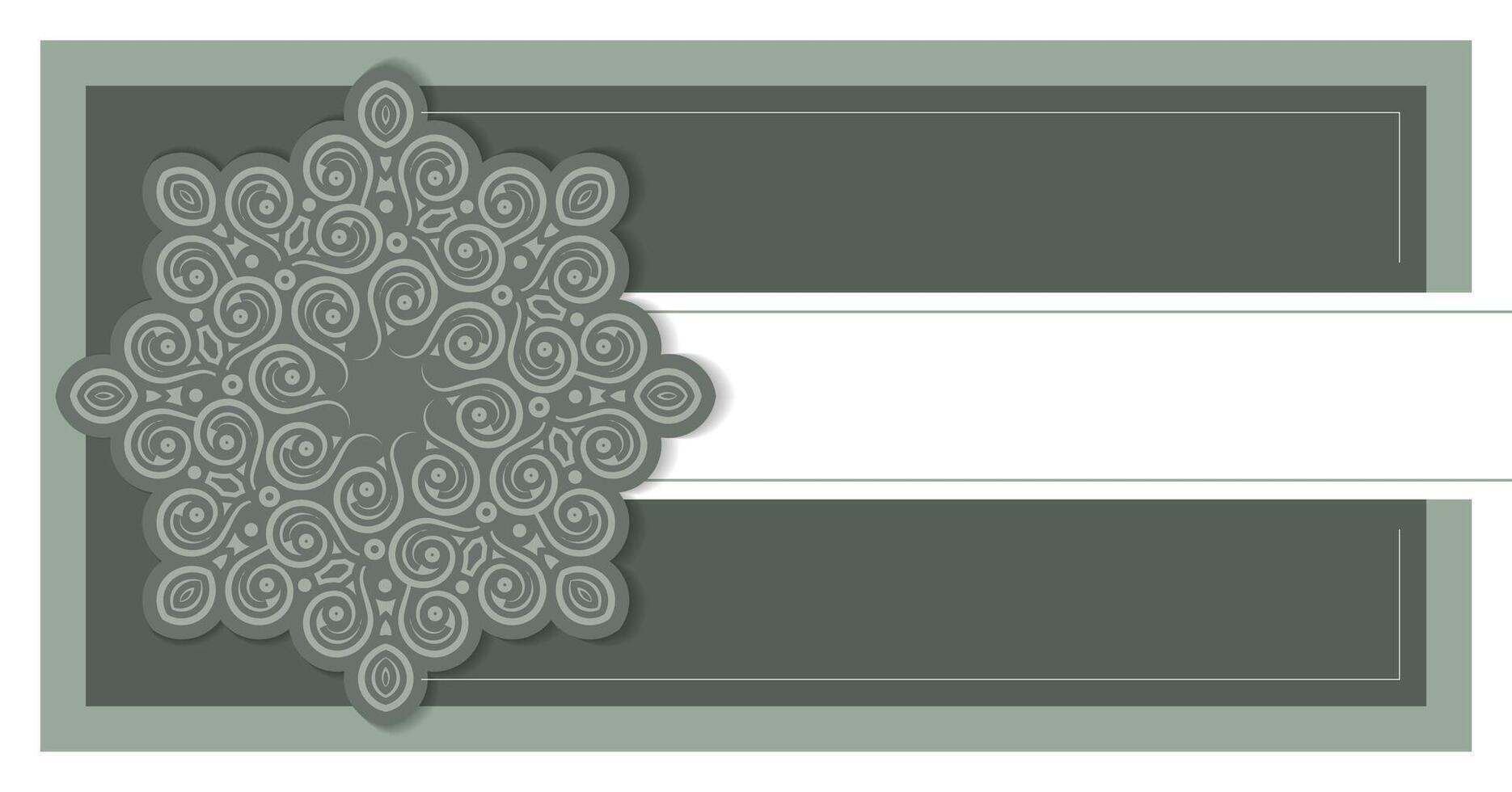 Elegant Decorative Ornamental Floral Mandala Design for Creative Backdrop vector