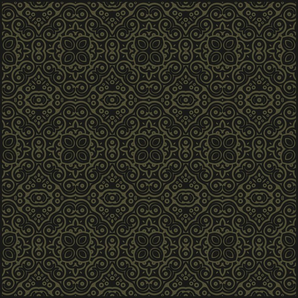 Dark floral pattern design vector