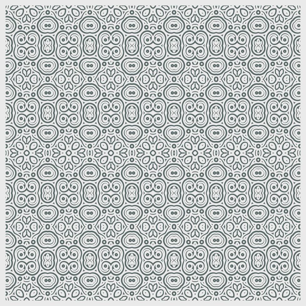 Decorative Seamless Pattern with Geometric Element for Textile Background vector