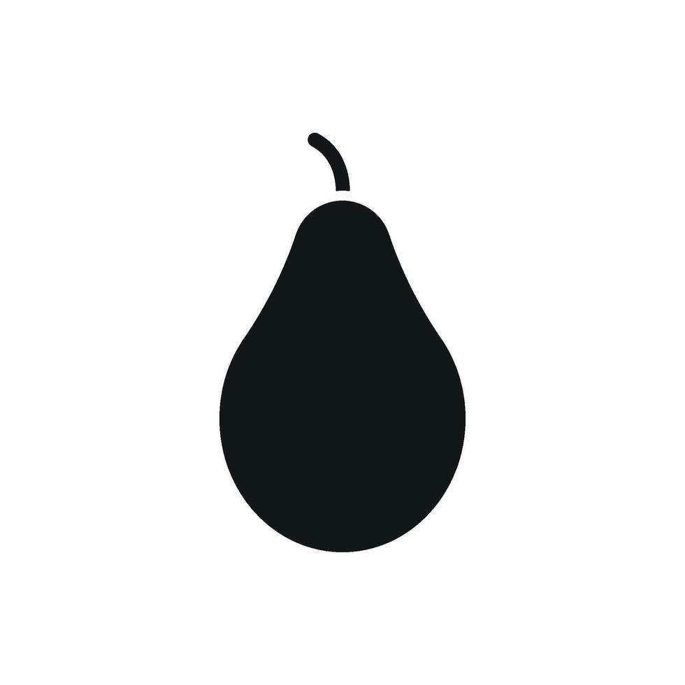 Fruit with thick form and leaf detail builds a timeless and nutritious food icon. vector