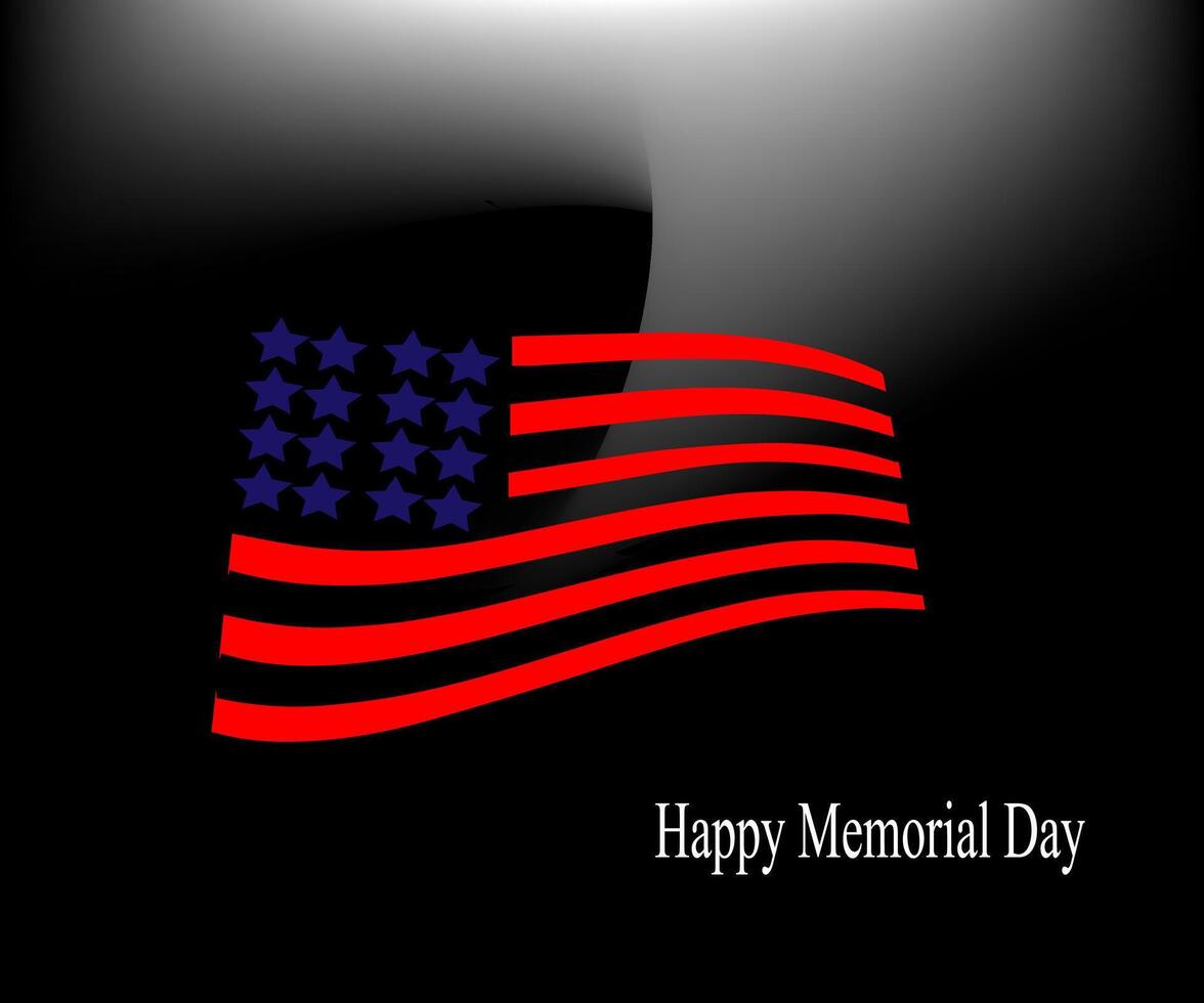 happy memorial day vector