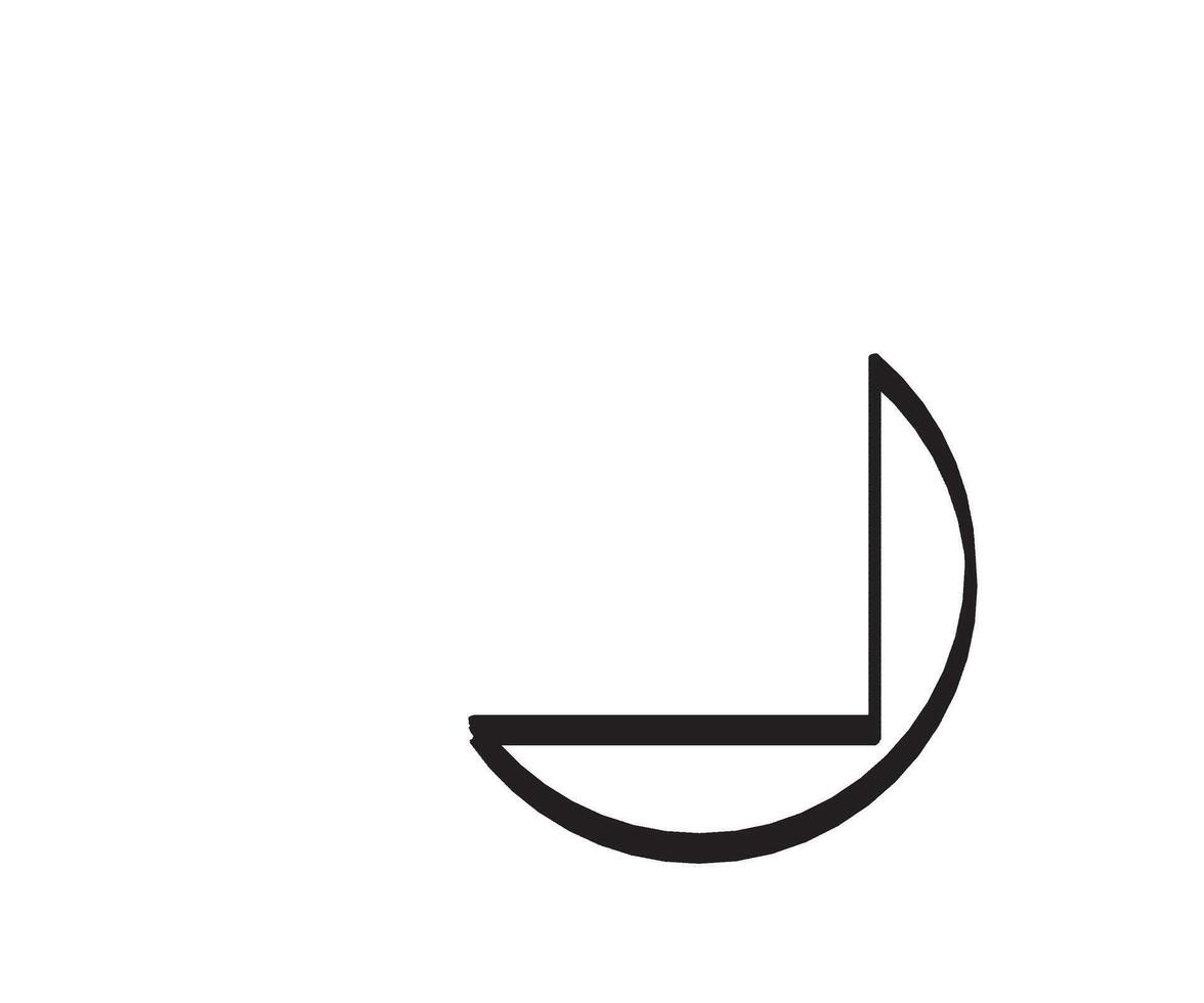 A black and white logo for a company called l vector