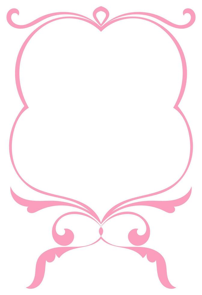 Vintage frames, vintage dividers, wedding card decoration patterns vector