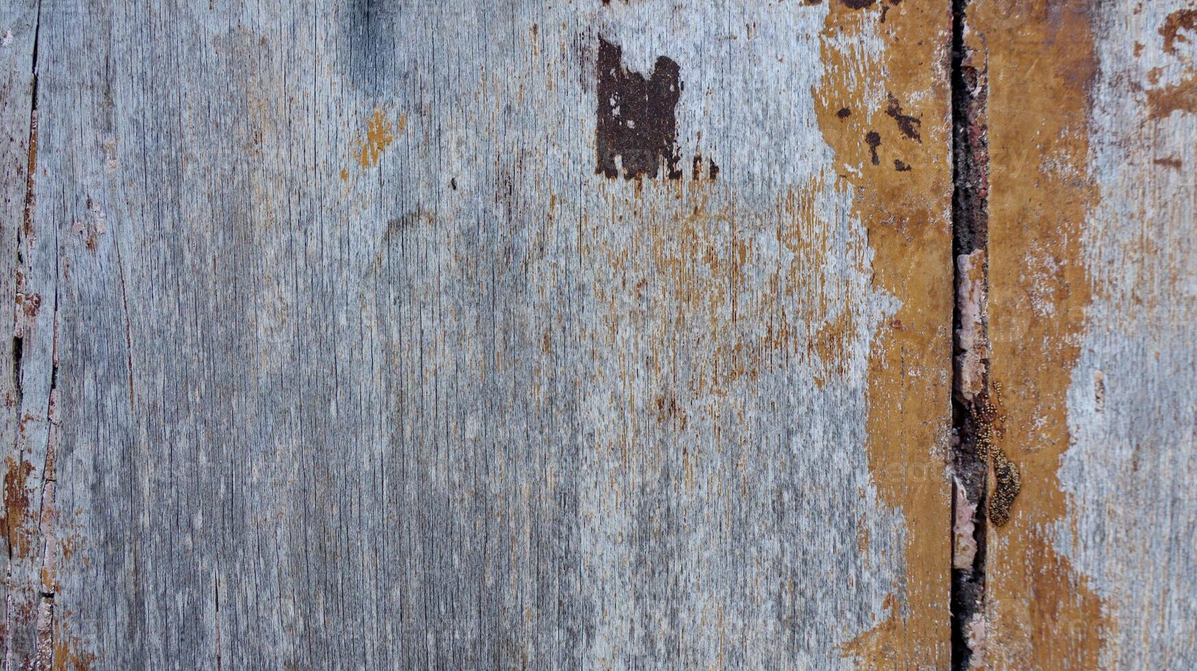 Vintage wooden wall background, Rustic wood planks background, Dark old wooden photo