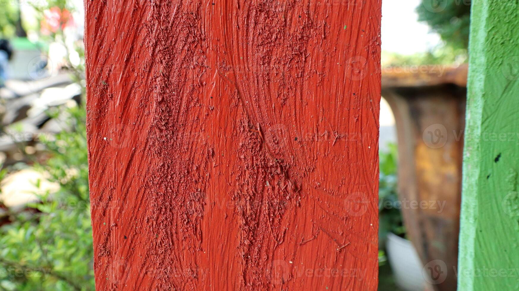Multicolored wooden fence. grunge, colorful natural background. photo