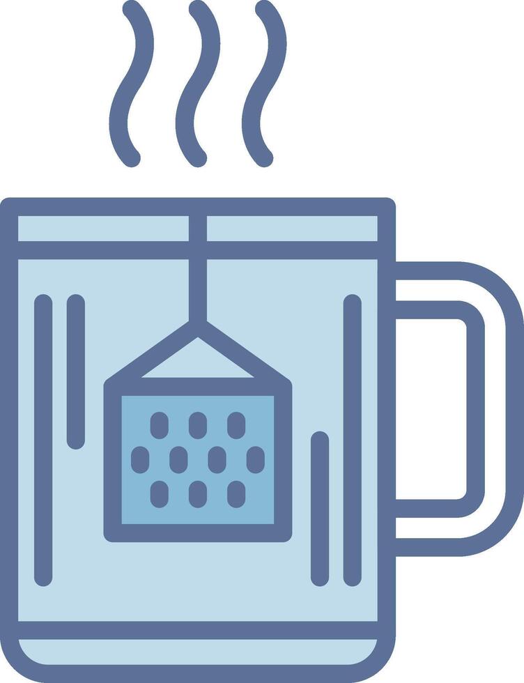 Hot Tea 3D Interface Shape Design vector