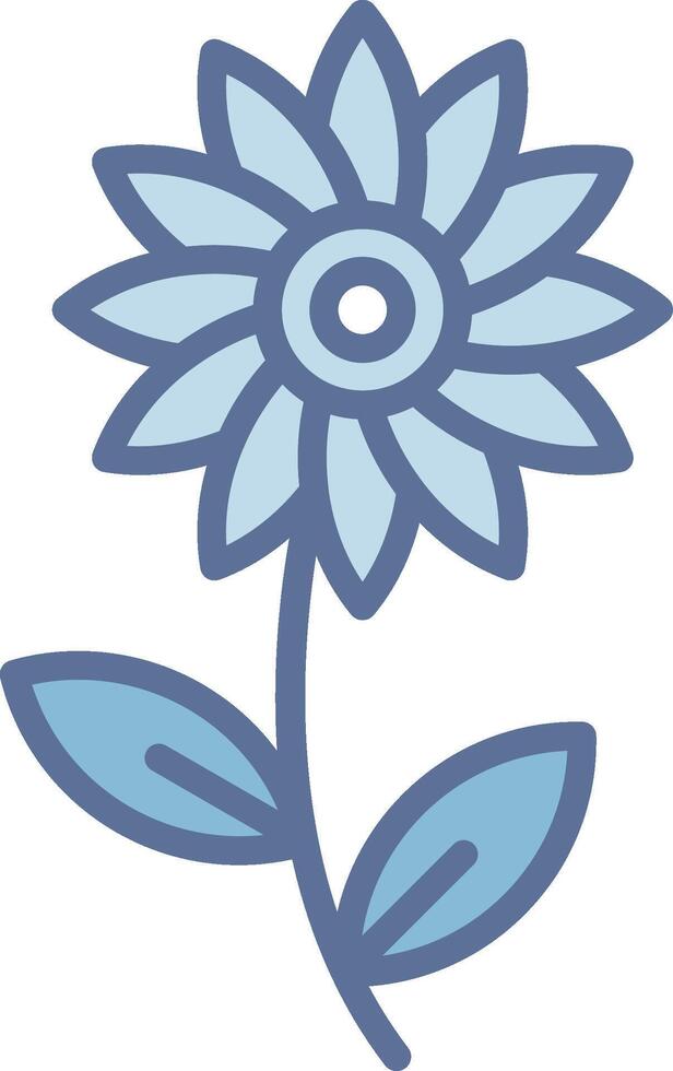Flower Geometric Style Badge Design vector