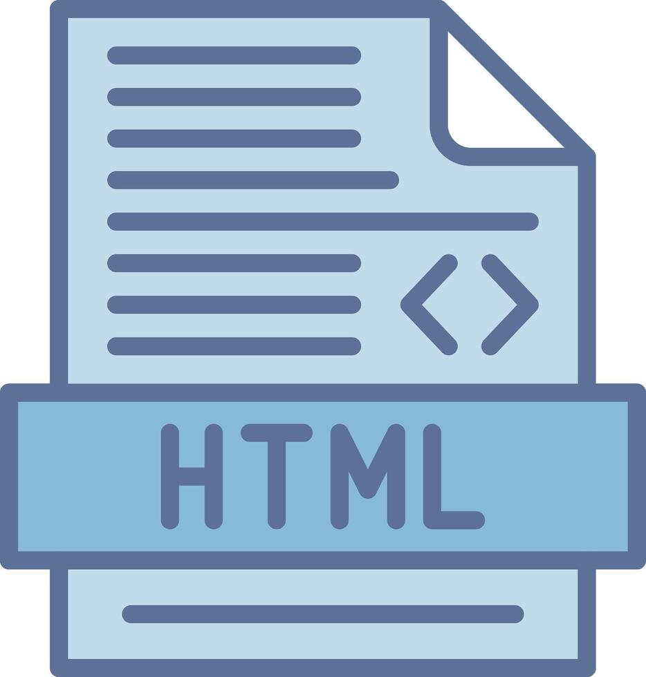 Html High Detail Shape Element vector