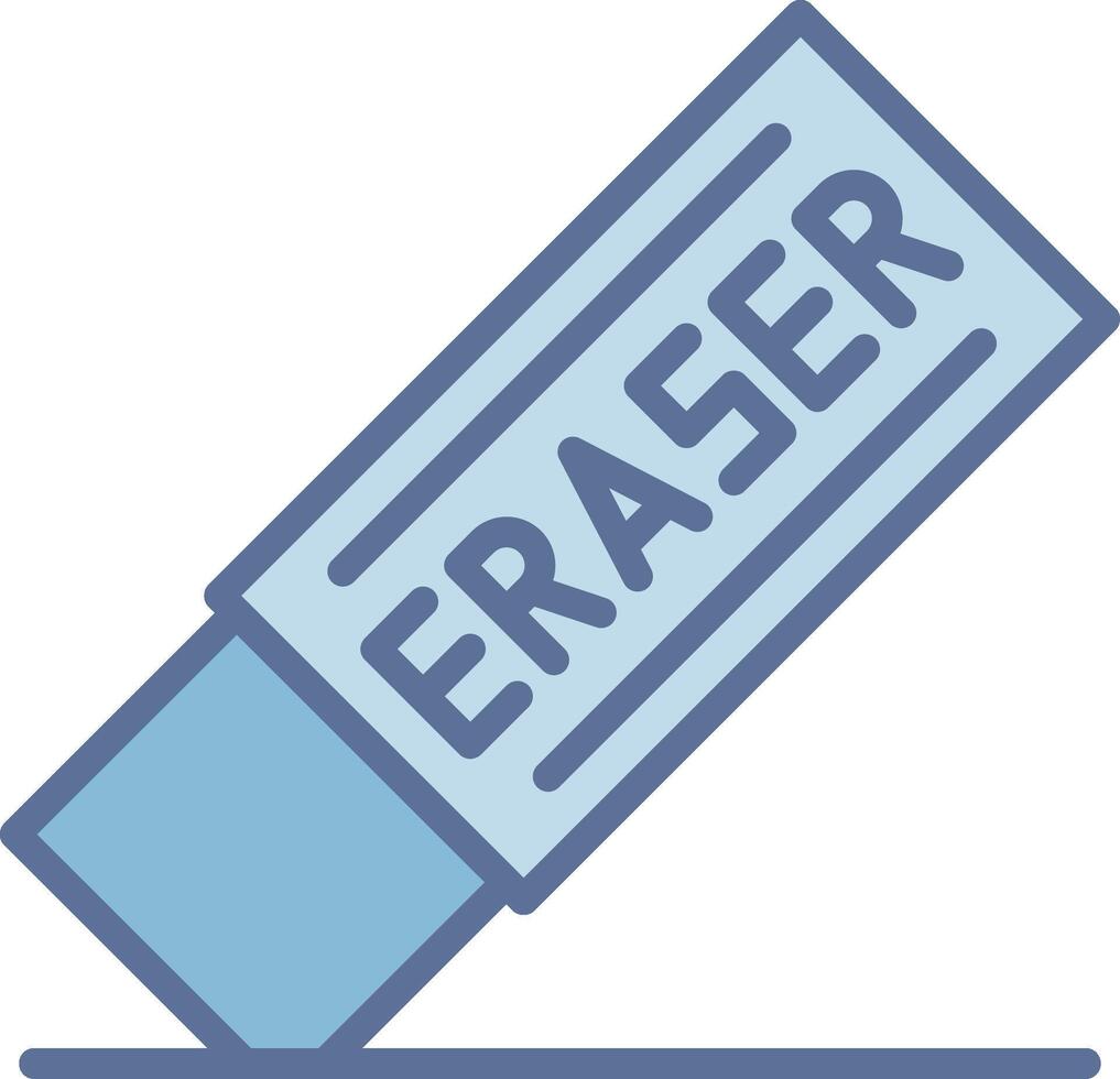 Eraser Futuristic App Badge Design vector