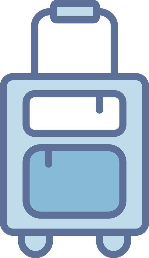 Suitcase User-Friendly Drawing Interface vector