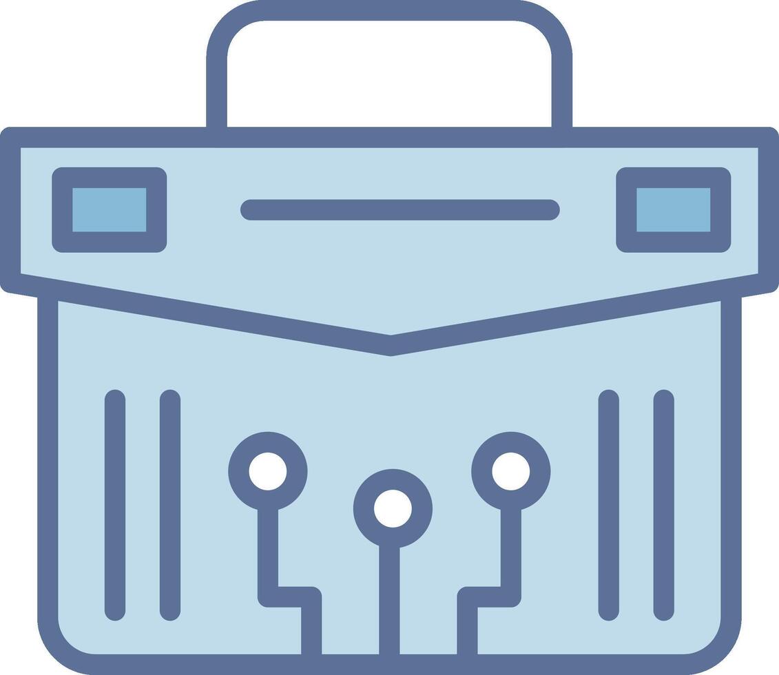 Briefcase User-Friendly Drawing Interface vector