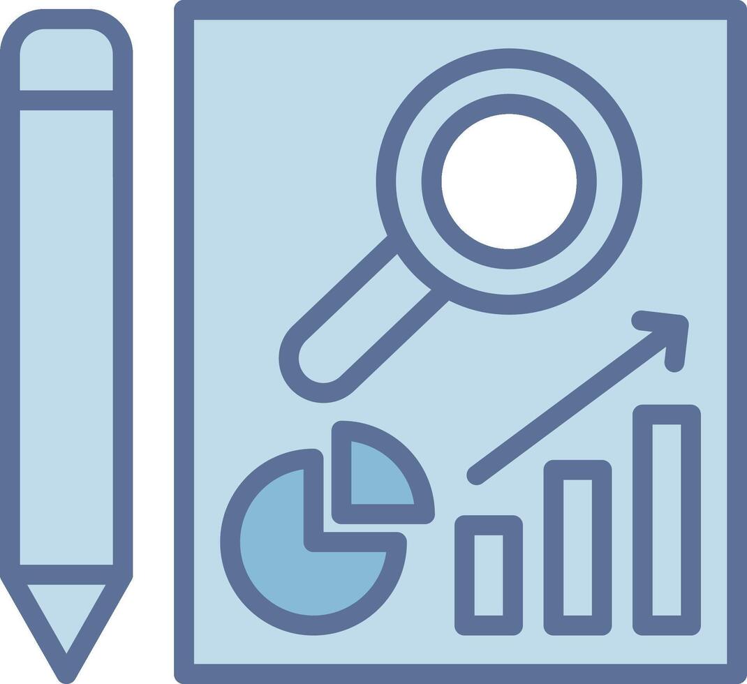 Analysis Flat Symbol Design vector