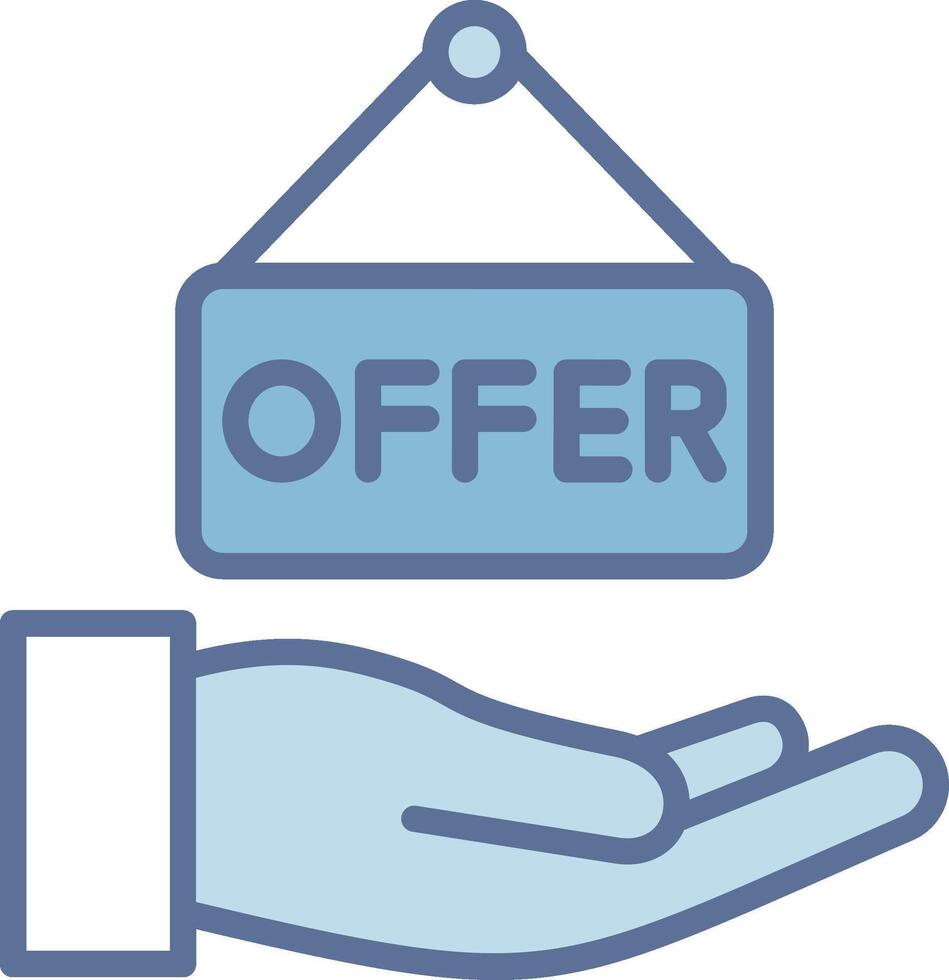 Offer Sharp Line Mark Symbol vector