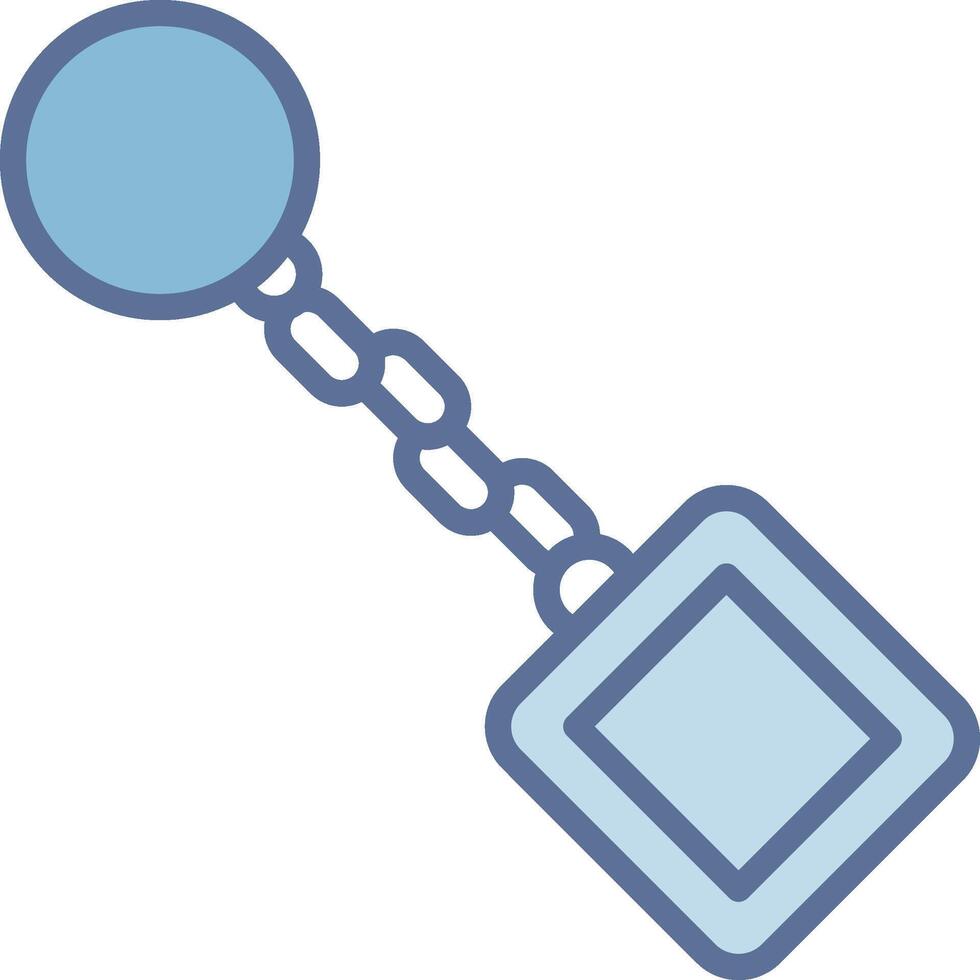 Key Chain High Detail Shape Element vector