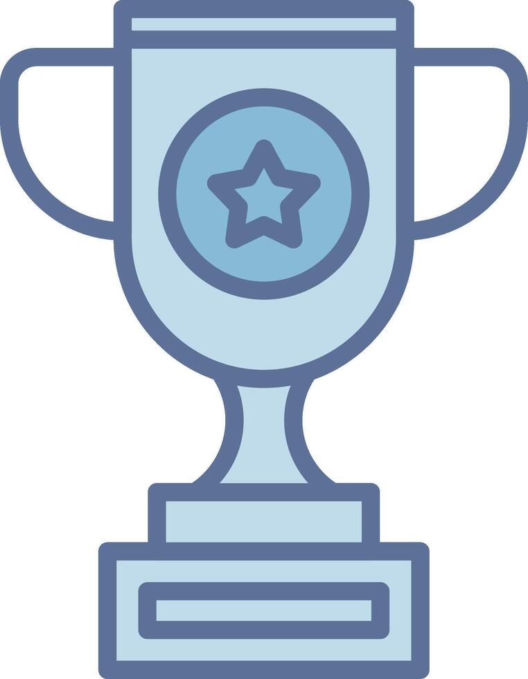 Trophy 3D Rendered Symbol Layout vector