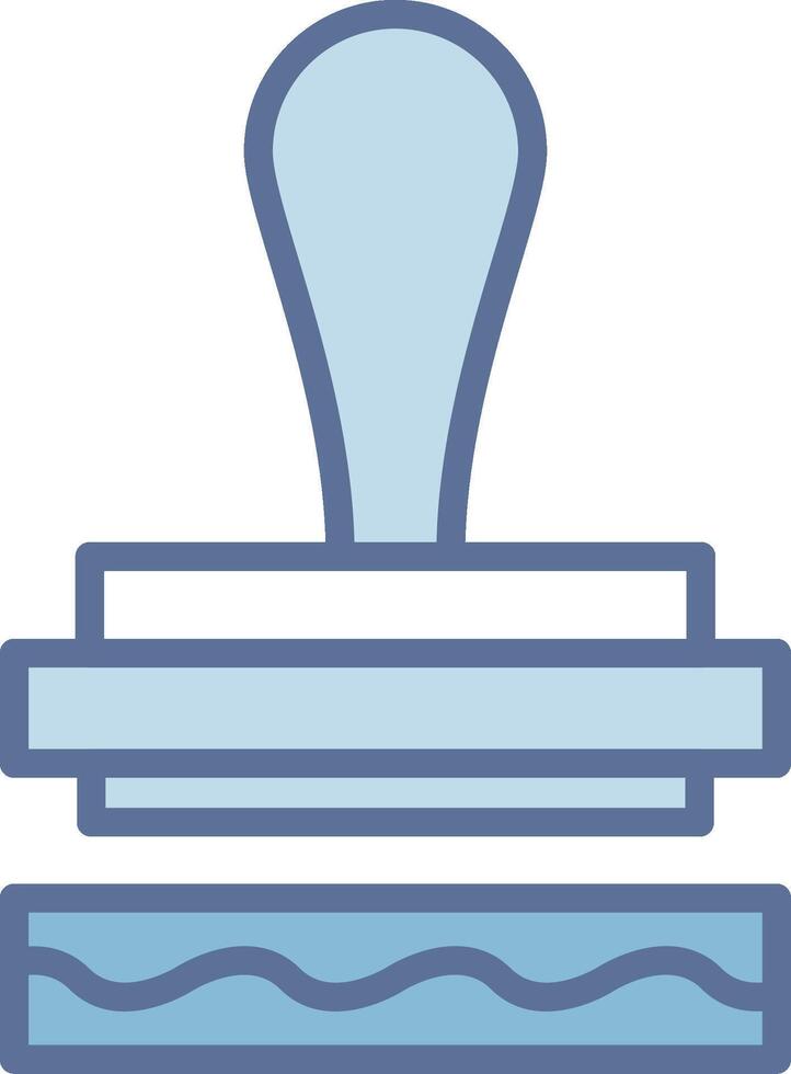 Stamp Tech Styled Form Layout vector
