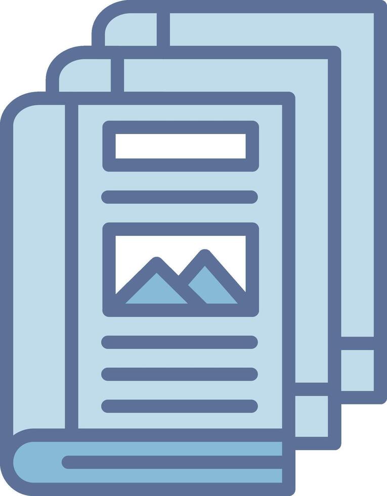 Books App Focused Design Concept vector