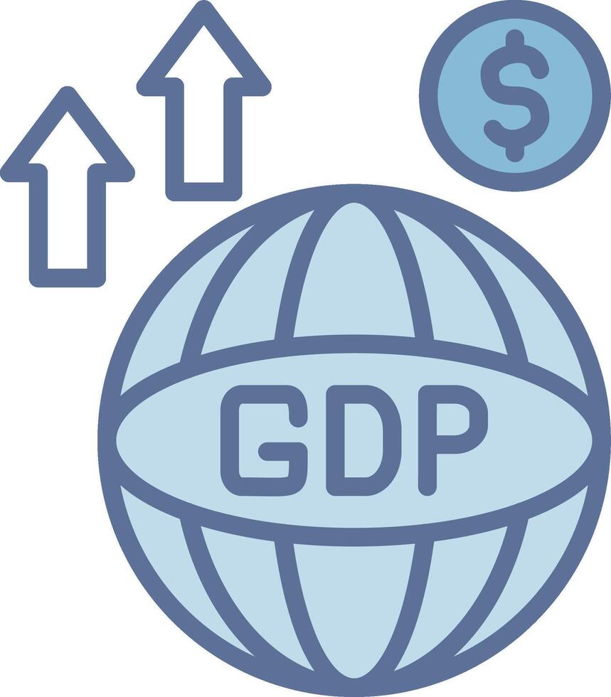 Gdp Web Style Graphic Piece vector