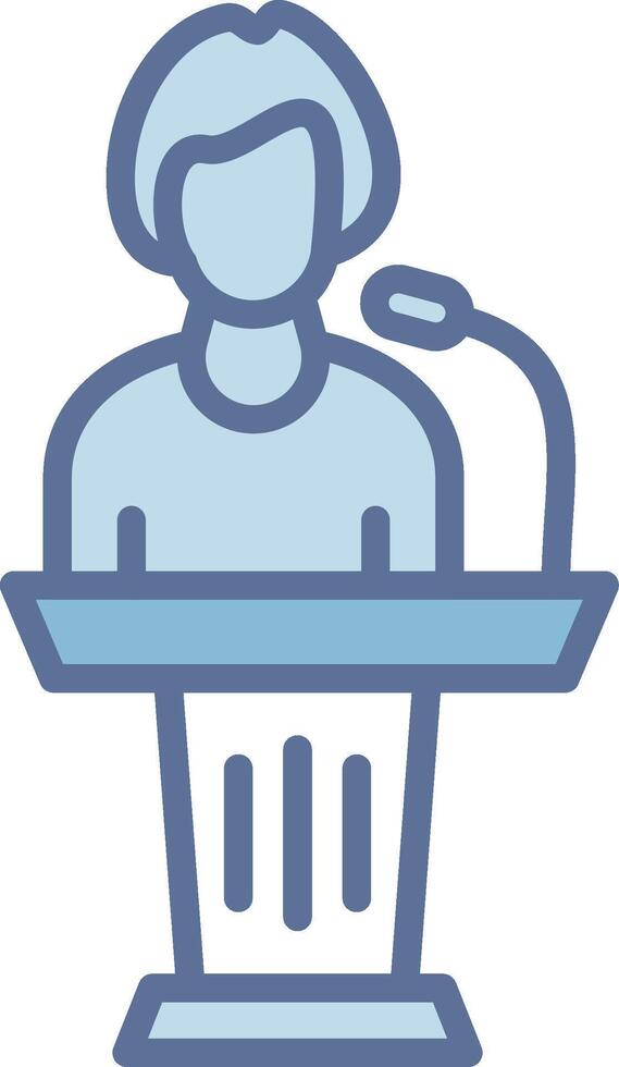 Lectern Bold App Graphic Style vector