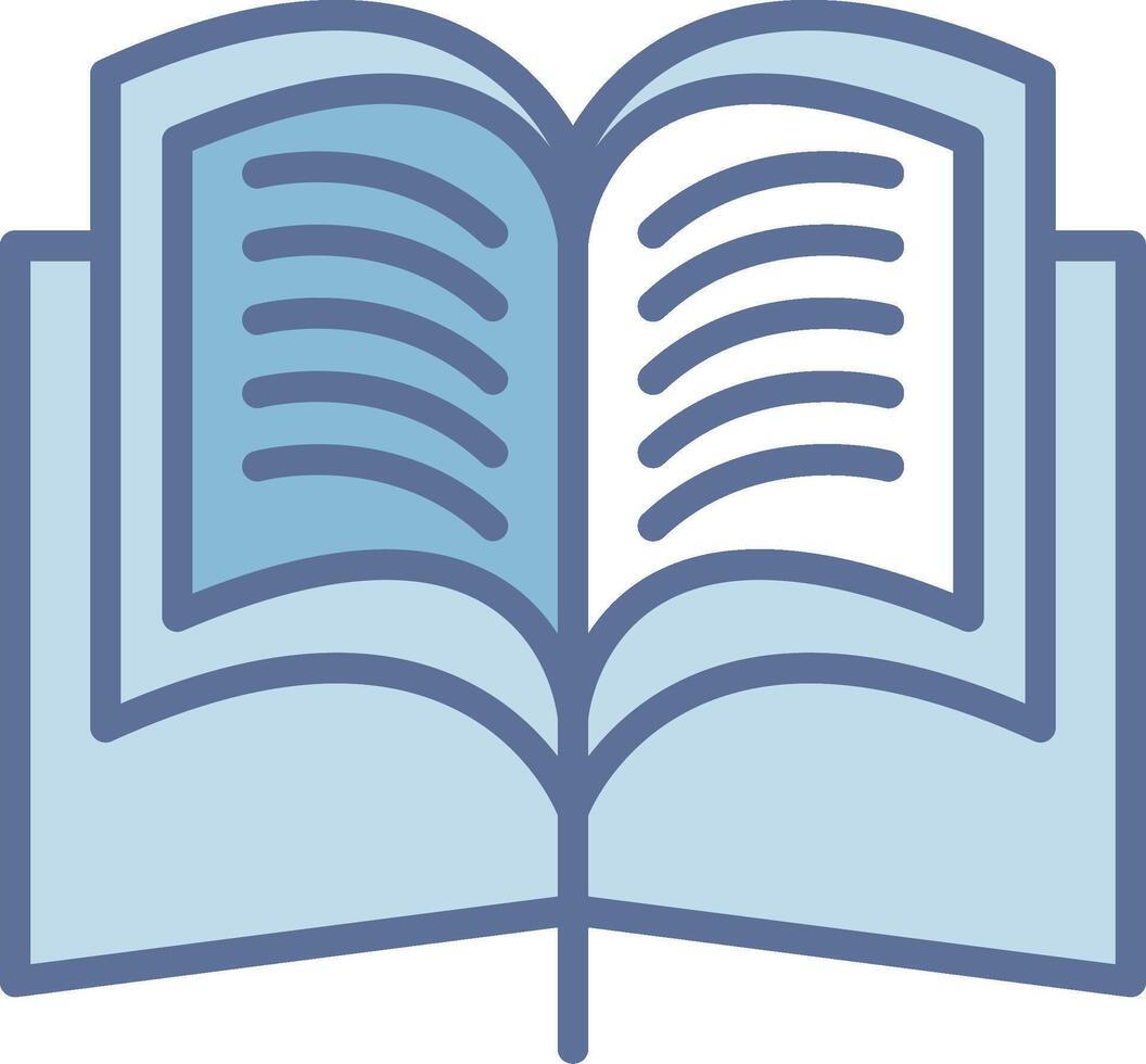 Open Book Interactive UI Design Element vector