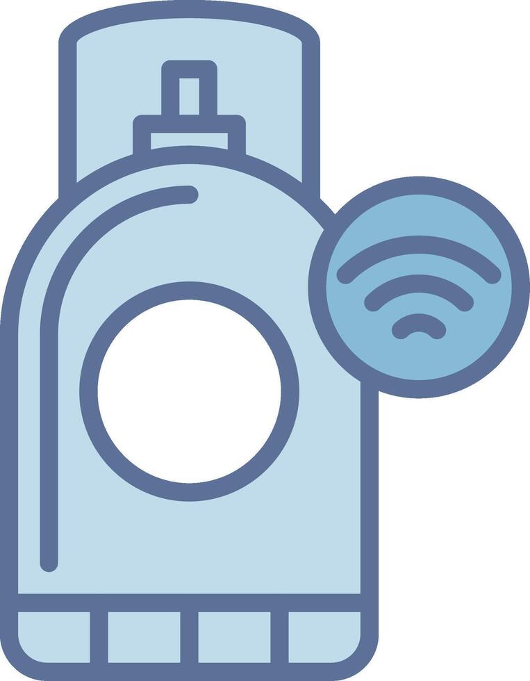 Gas Tank Sleek Visual Mark Structure vector