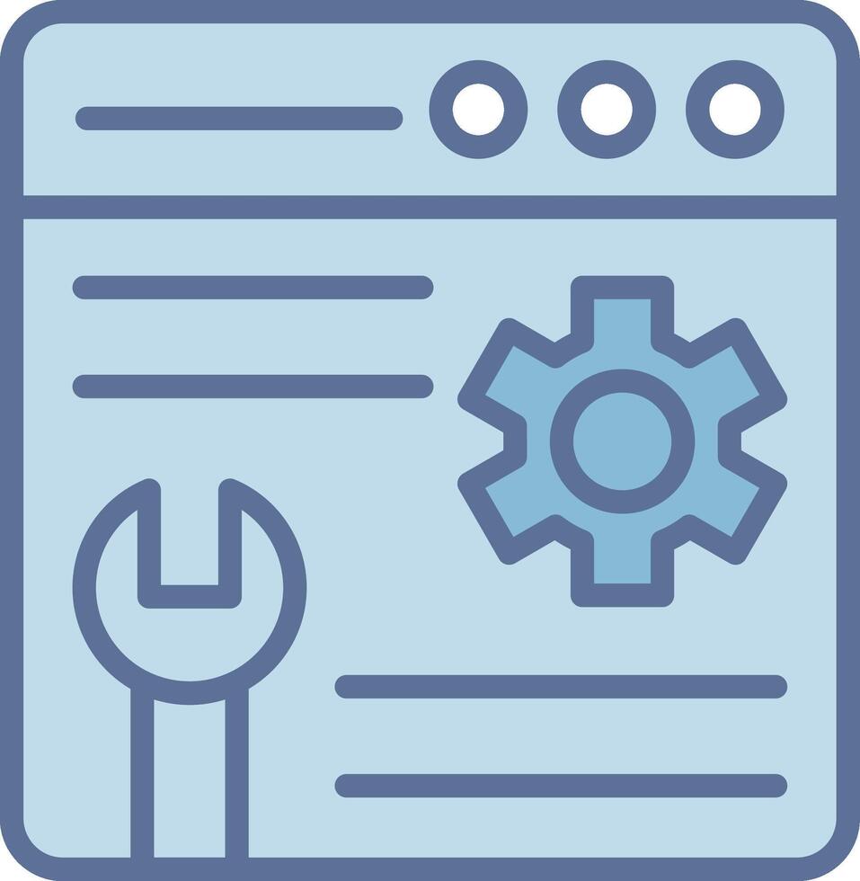 Web Maintenance Bright Flat Artwork Composition vector