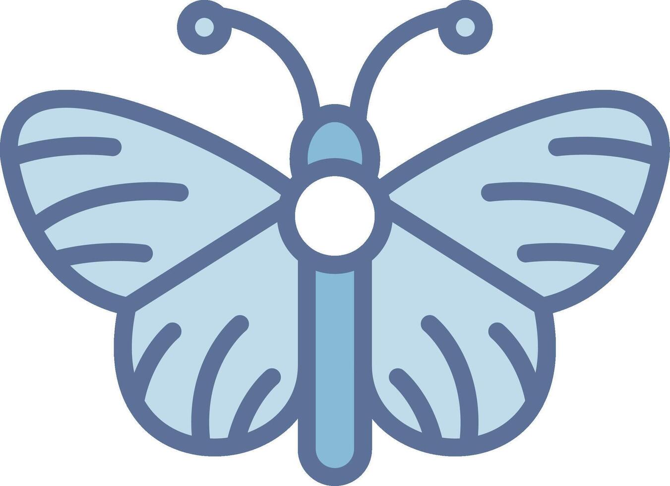 Butterfly Responsive App Shape Design vector