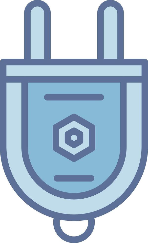 Plug Sharp Line Mark Symbol vector