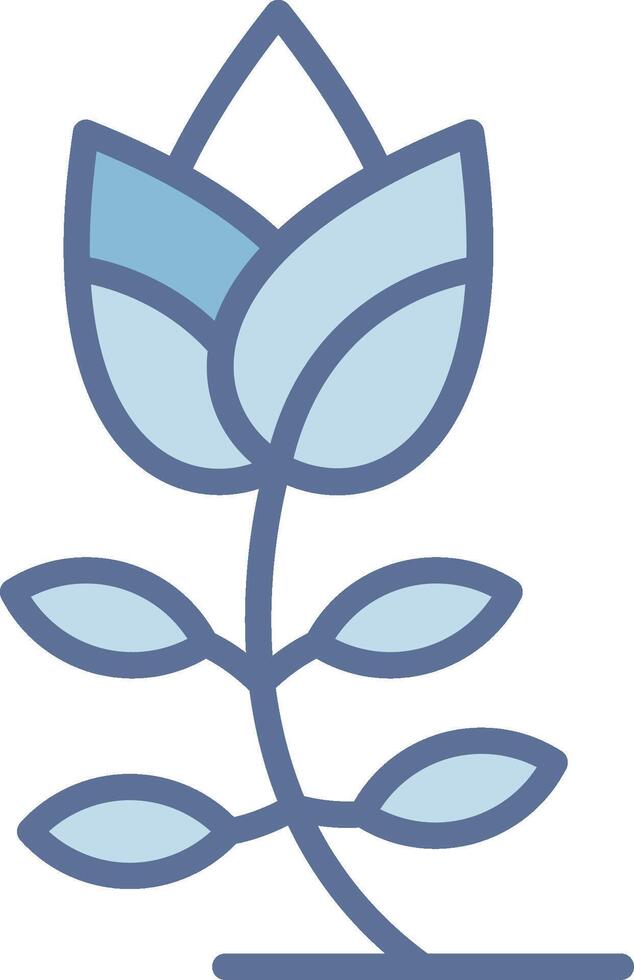 Tulip Gradient Themed Symbol Style vector