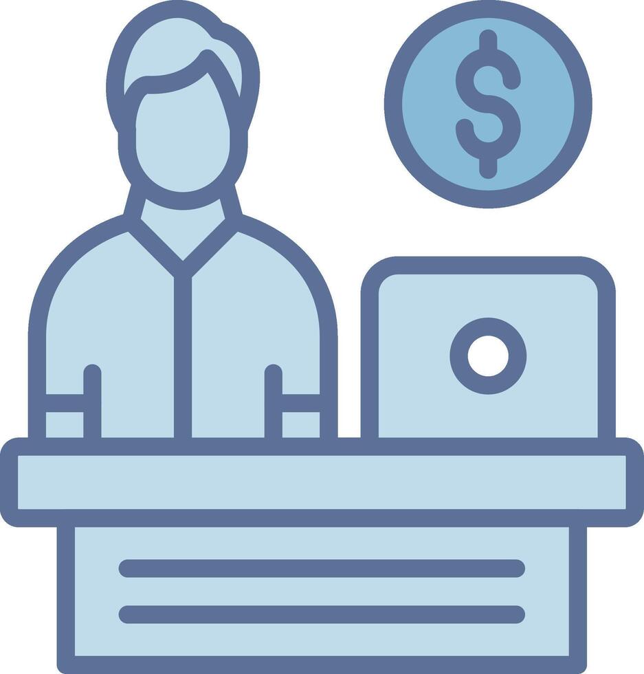 Office Interactive Symbol Layout vector