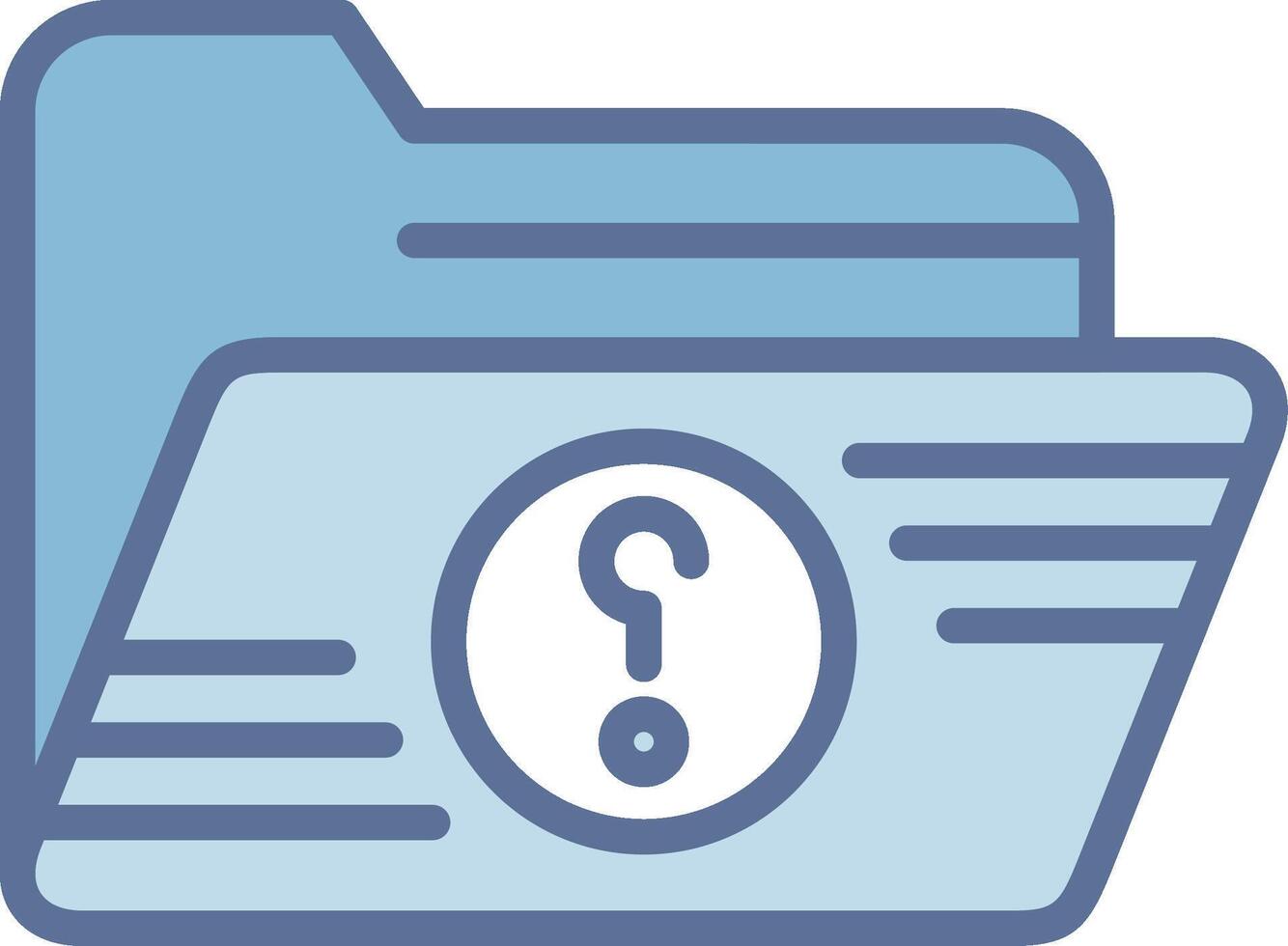 Question Thin Graphic Shape Design vector