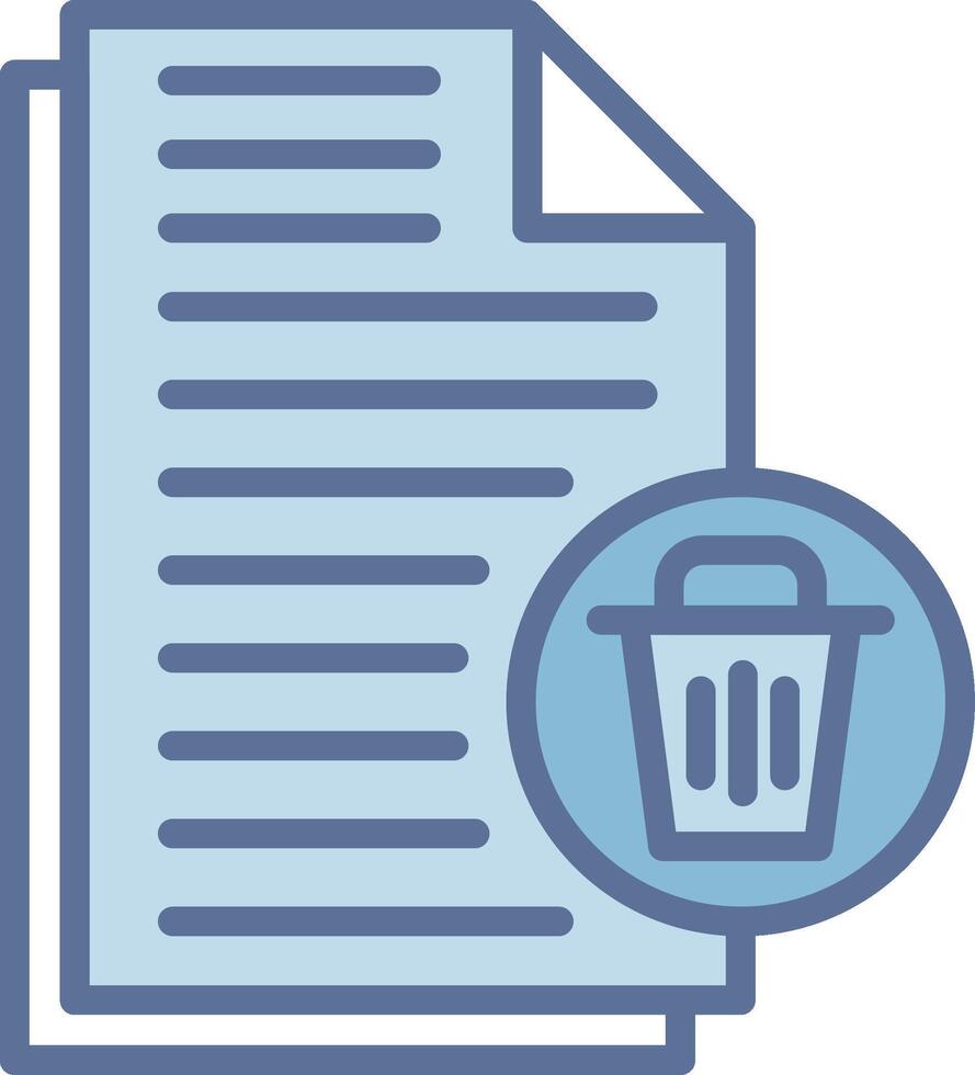 Delete File Clean Digital Interface Concept vector