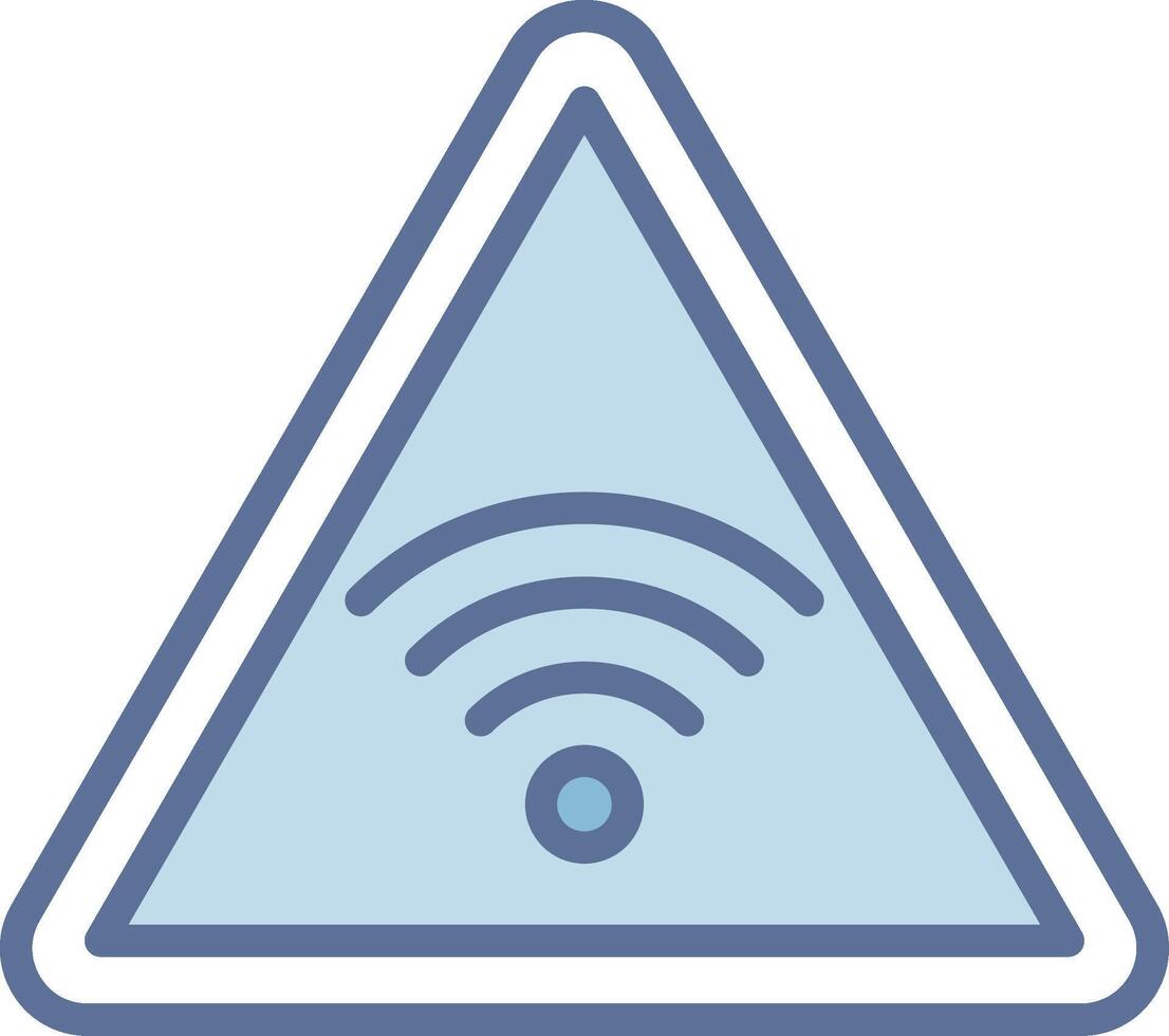 Wifi Cool Tone Form Structure vector