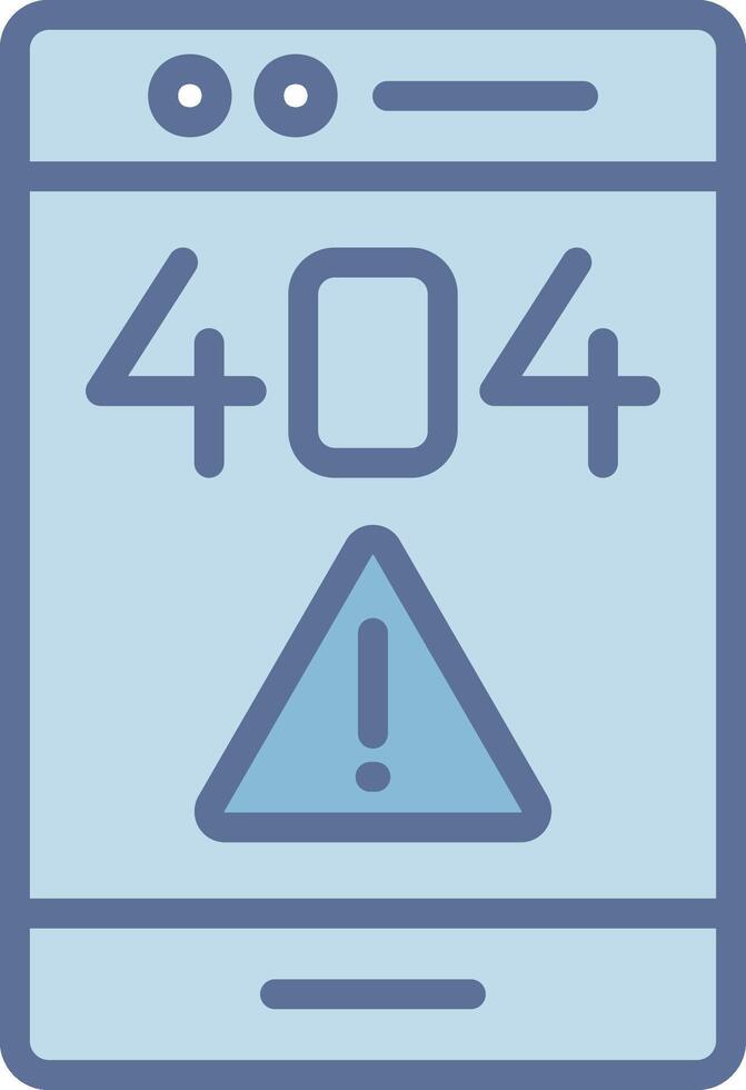 404 Error Subtle UI Graphic Form vector