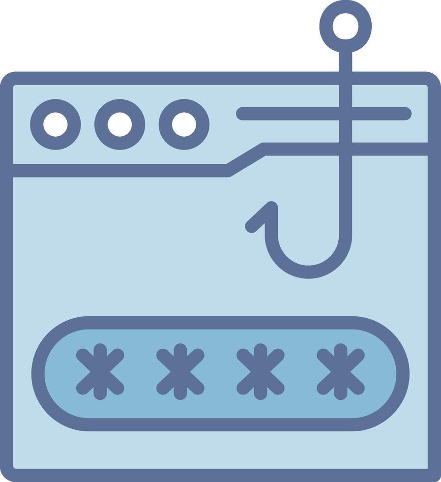 Phishing Hand-Drawn Sketch Symbol Art vector