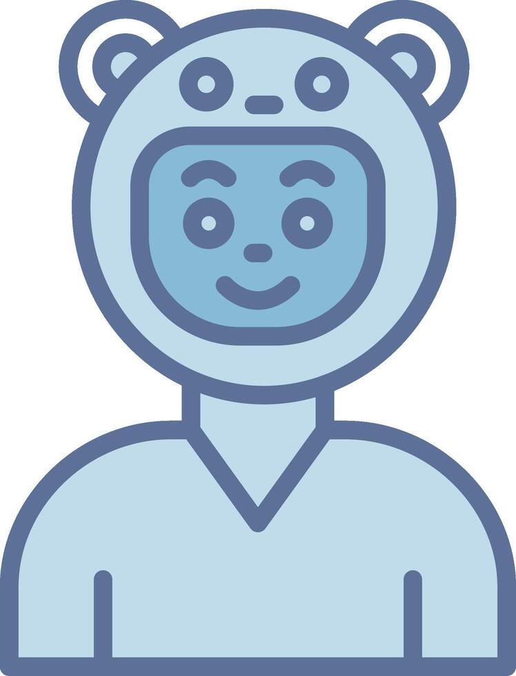 Bear Abstract UI Visual Element vector