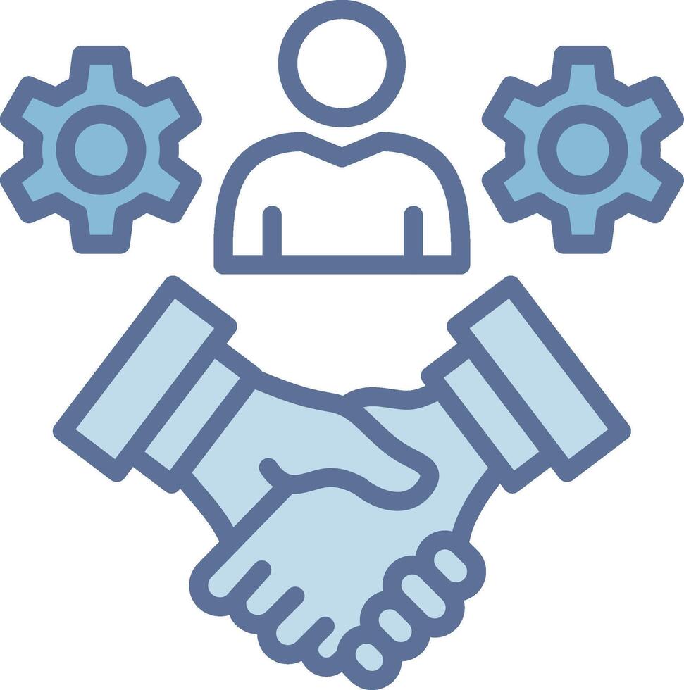 Customer Loyalty Custom Line Element Graphic vector