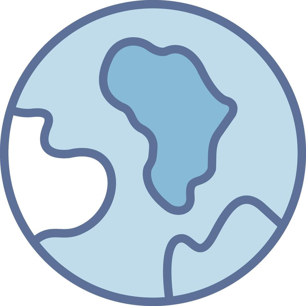 Planet Earth Sleek Visual Mark Structure vector