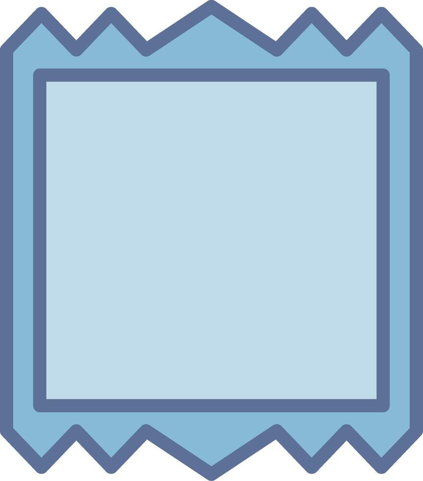 Frame Color Block Badge Symbol vector