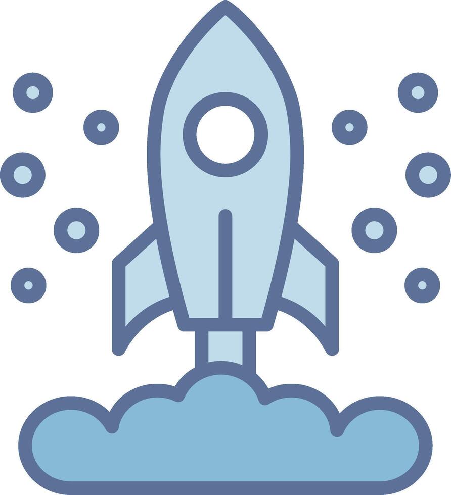 Rocket Launch Pastel Sketch Mark Graphic vector