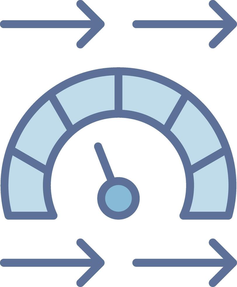 Speed Simplified Line Mark Illustration vector