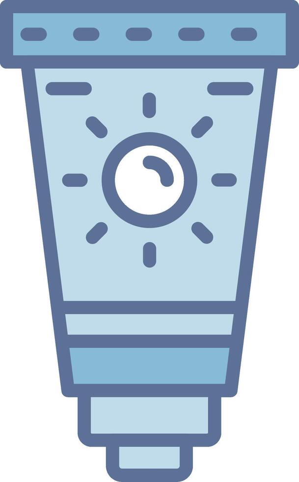 Sunscreen Clean Digital Interface Concept vector
