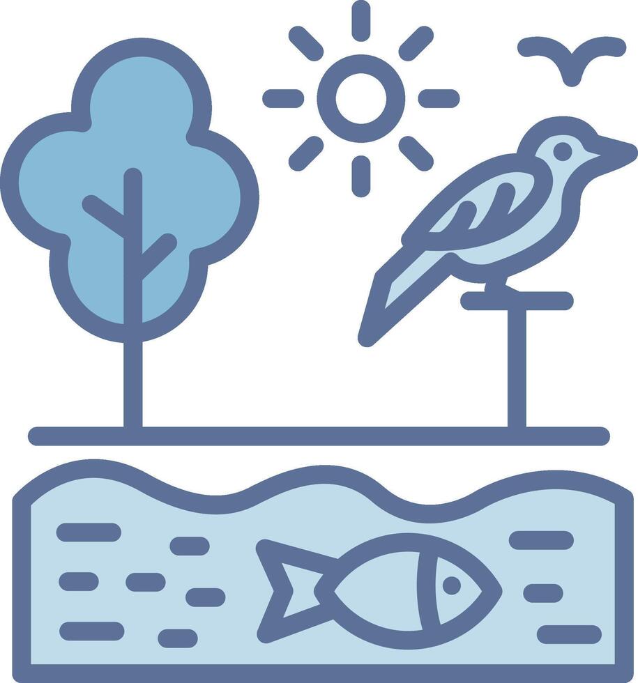 Ecosystem Soft Outline Graphic Shape vector